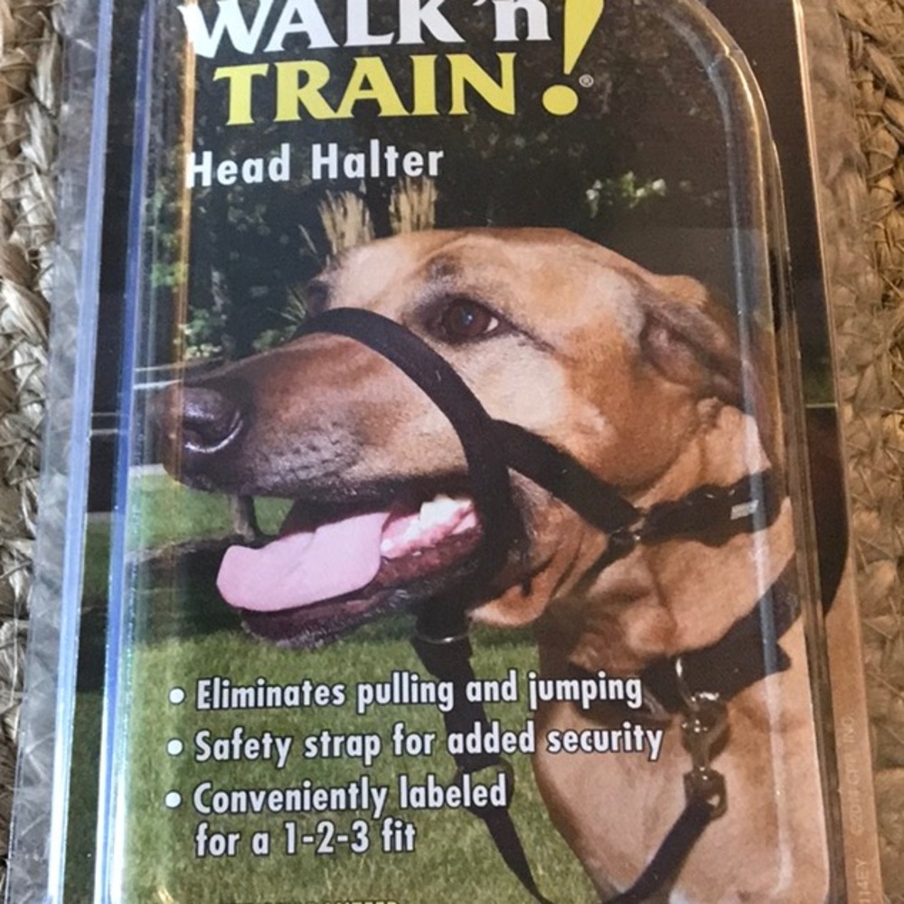 WALK N TRAIN HEAD HALTER FOR EXTRA LARGE DOG SNOUT